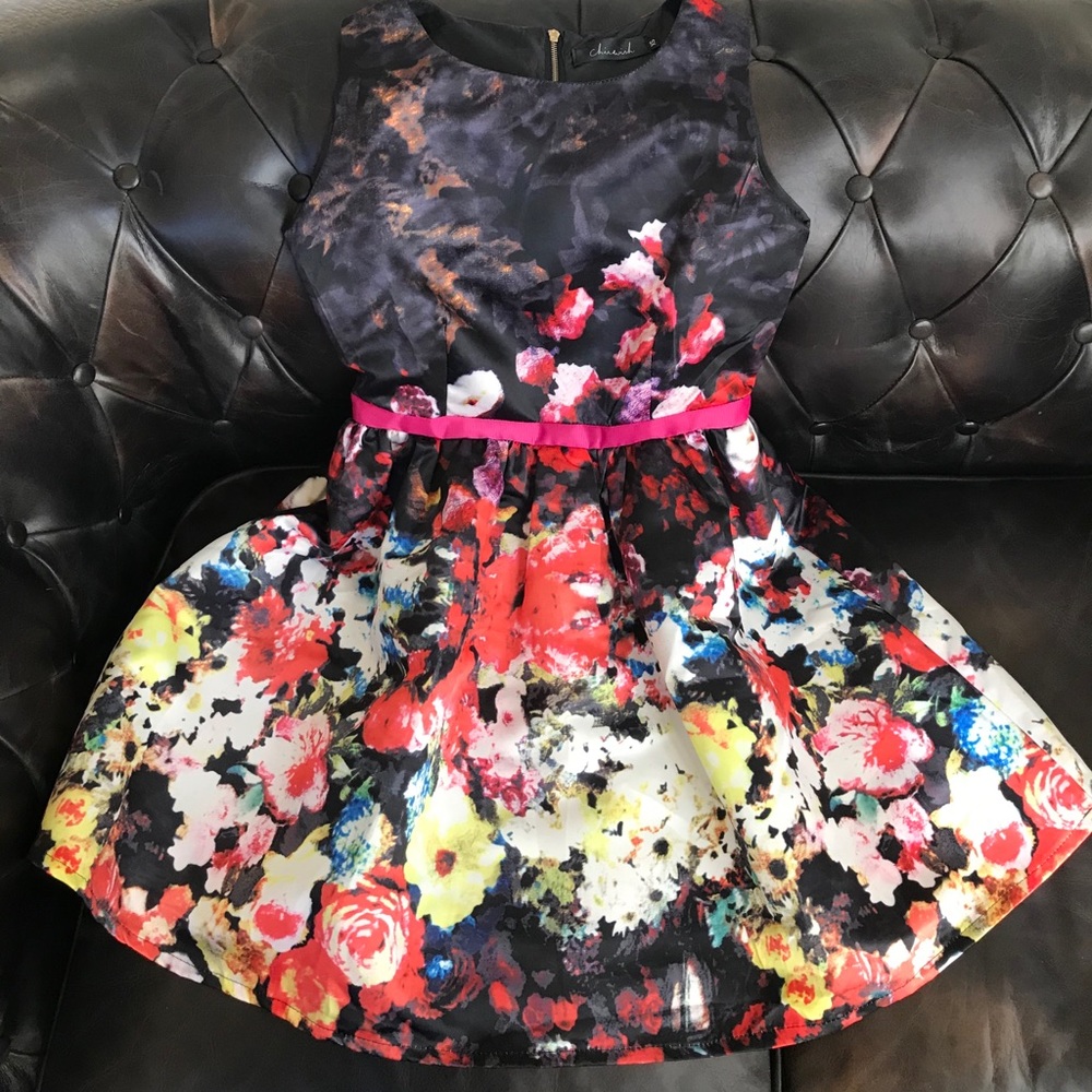 Closing Sale NWOT Chicwish Beautiful Floral Dress - Picture 2 of 14